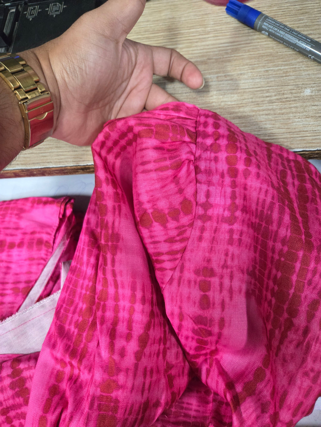 SHIBORI PINK SET