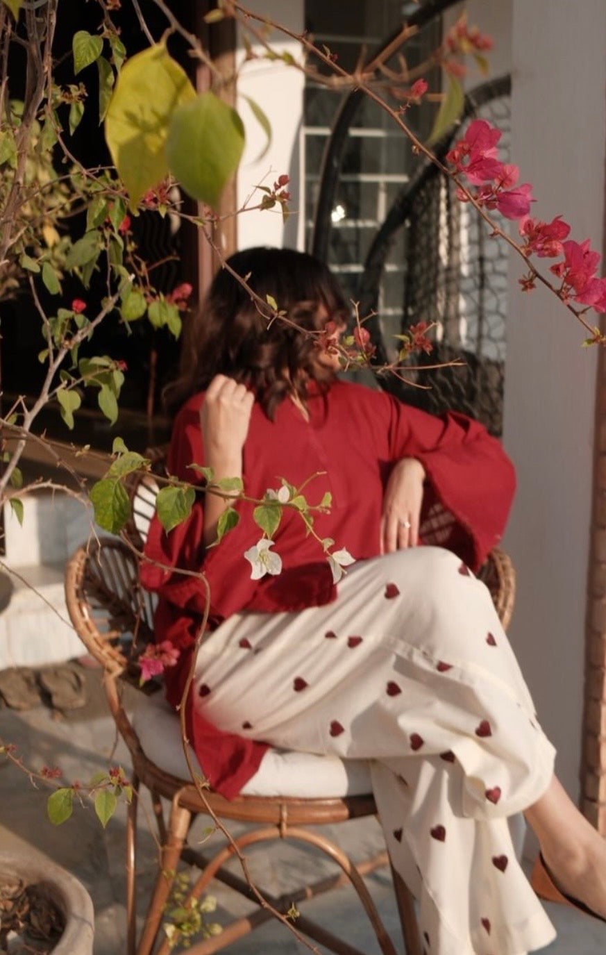 Mini mouse co ord set anr heart