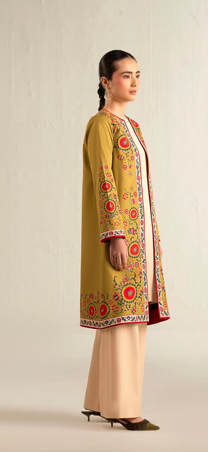 (GIYA) MUSTARD JACKET SET