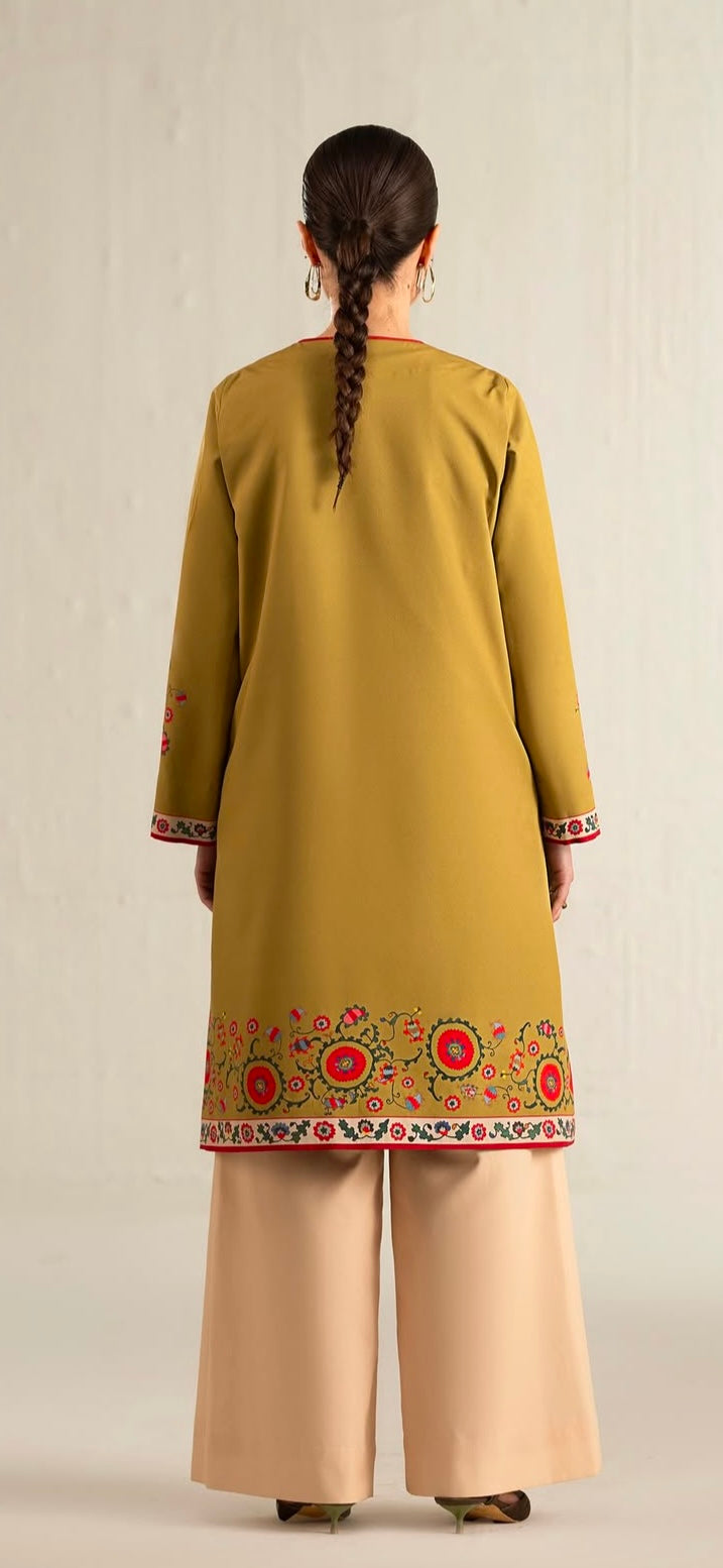 (GIYA) MUSTARD JACKET SET
