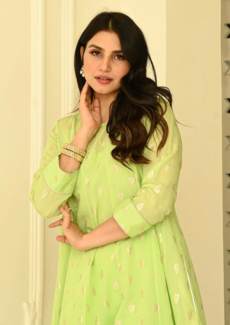 (GEET) COTTON SET GREEN gigi