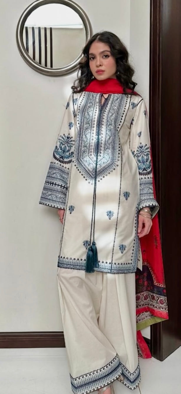 Blue white 3pcs set