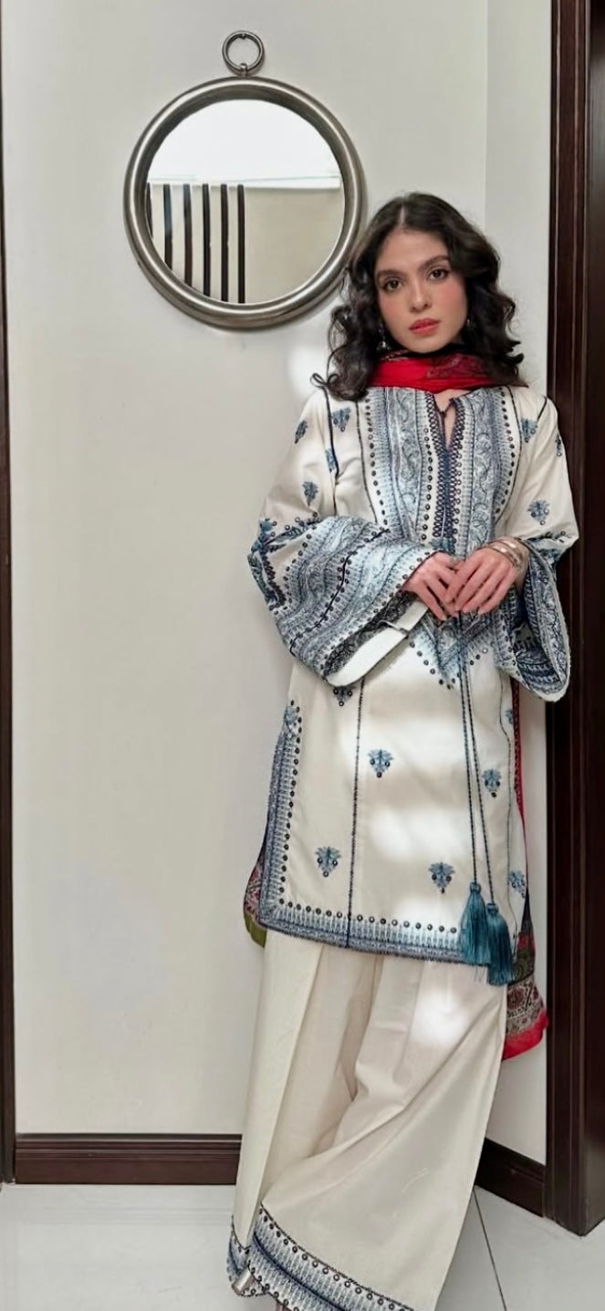 Blue white 3pcs set