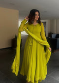 LAILA GREEN TOP N DUP SET