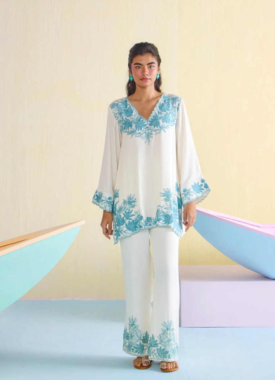 (clouds) AIRE CO-ORD SET (white) arie psi