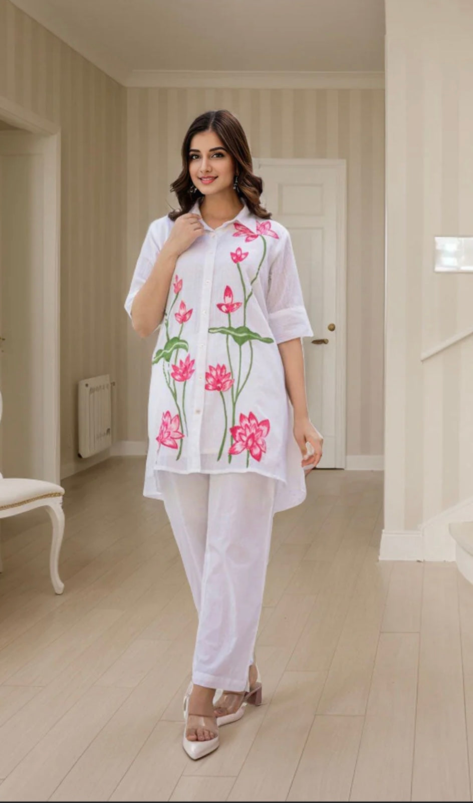 jaipur rose WHITE set PINI