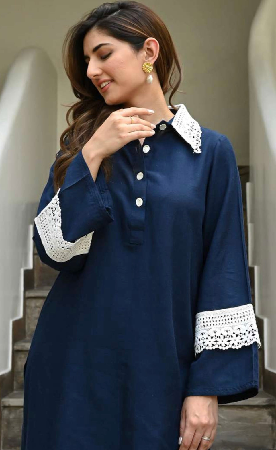 (beena2) colar blue bird
