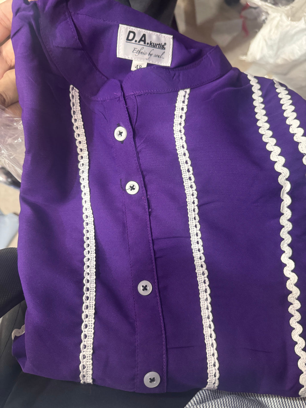 Duniya PURPLE top n bottom set