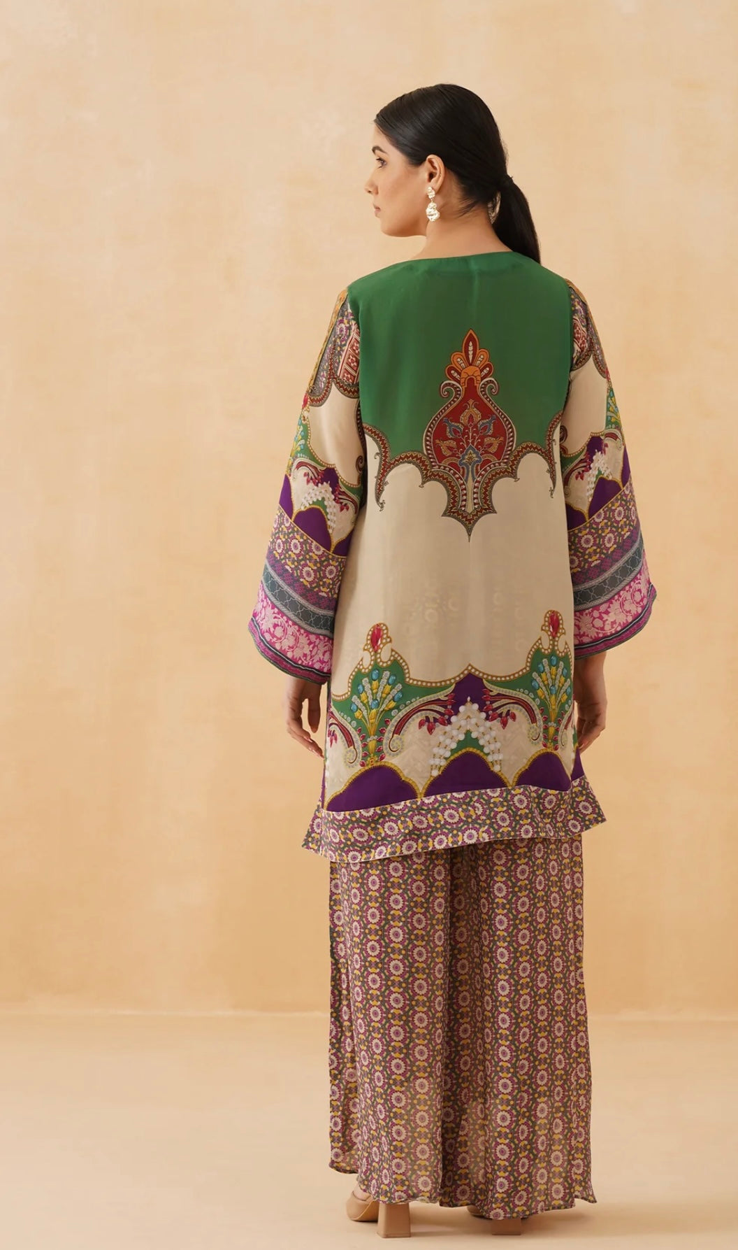 (ISHA) chiku MUSLIN CO ORD SET 2 pini