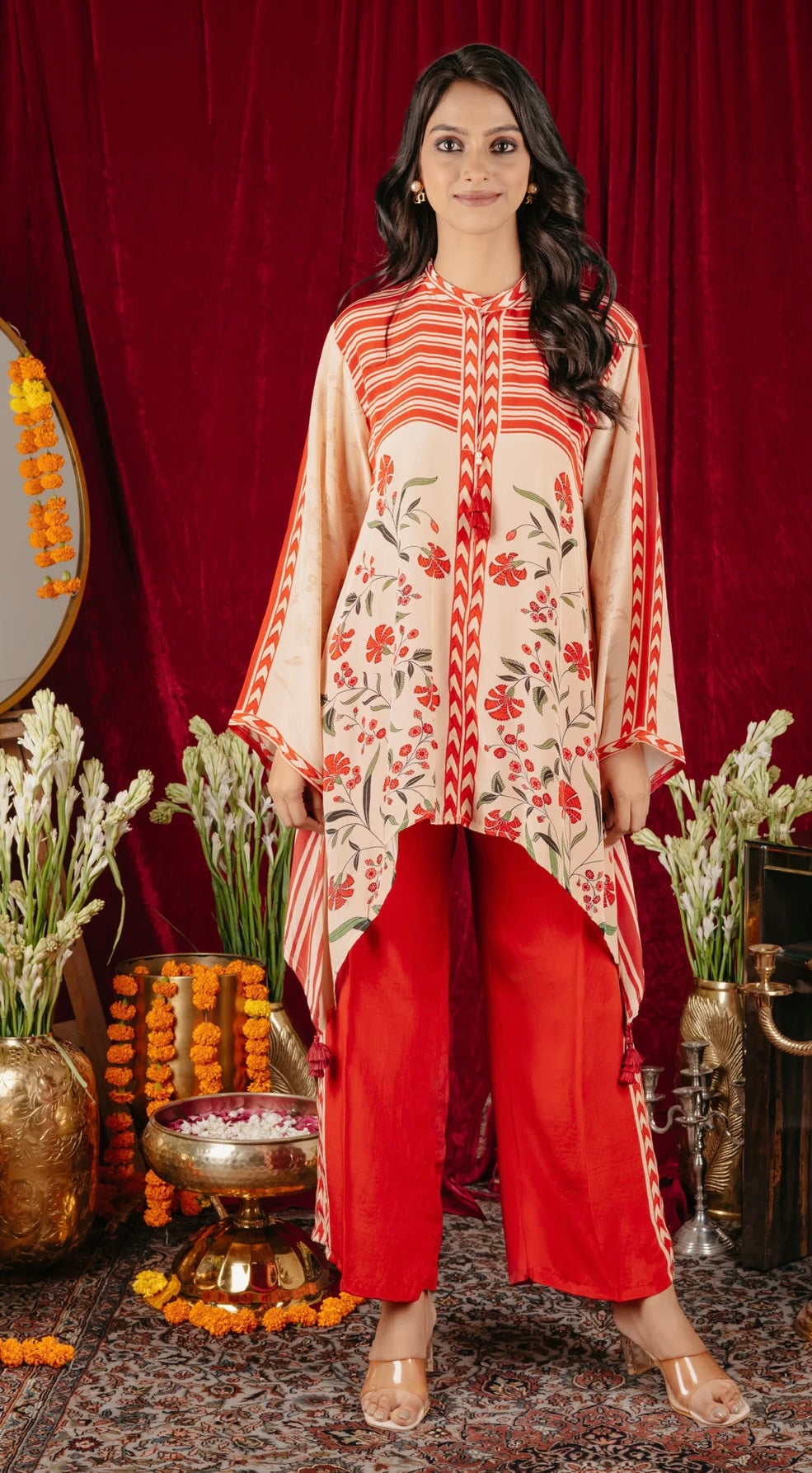 AFGAN ROSE  set PINI