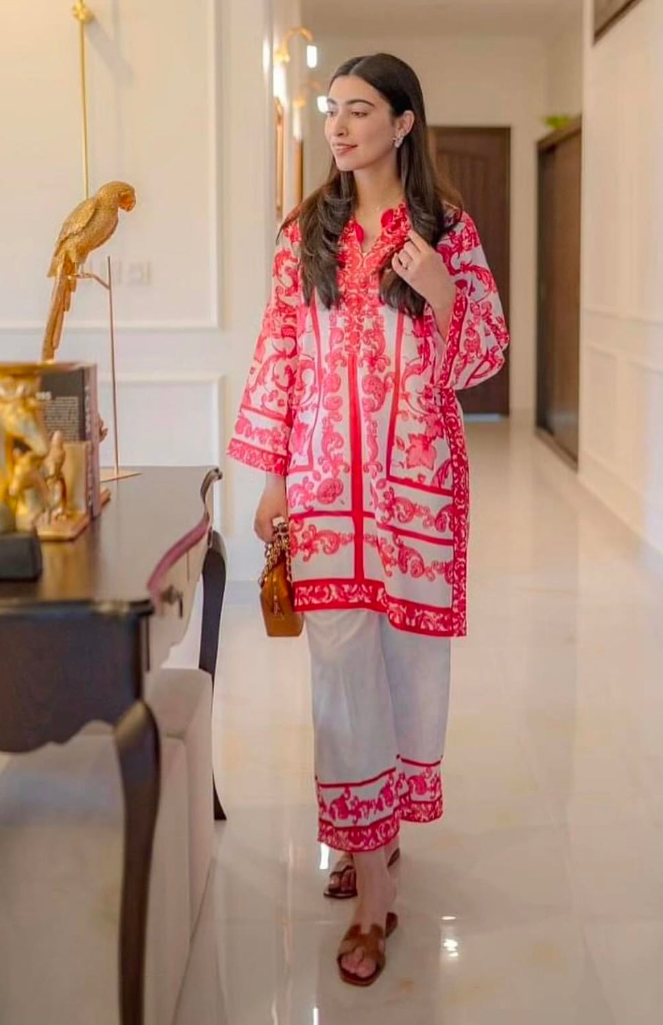 (LULU)  pink CO ORD SET pini