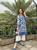 (LULU)  blue CO ORD SET pini
