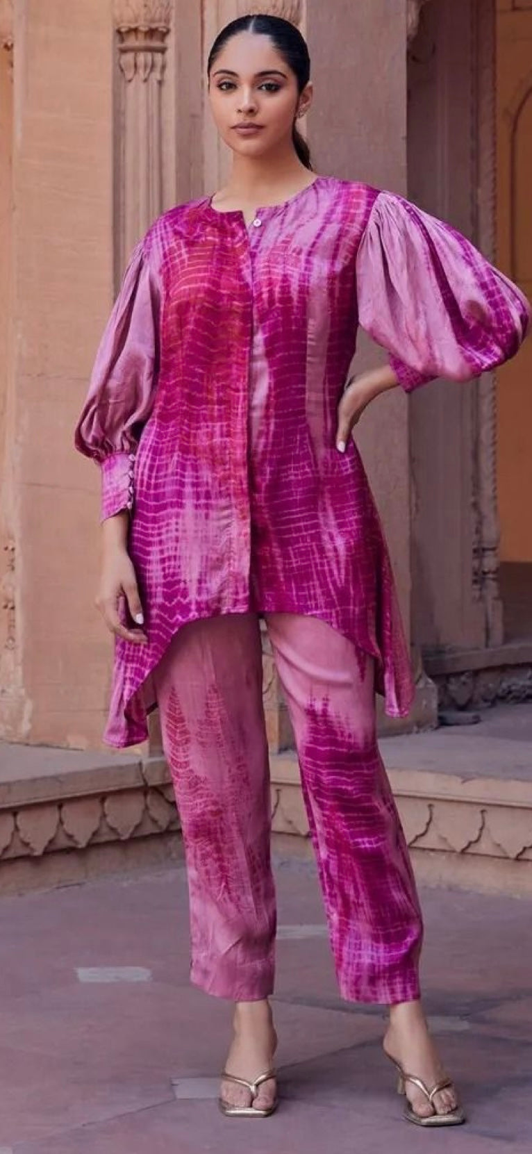 SHIBORI PINK SET