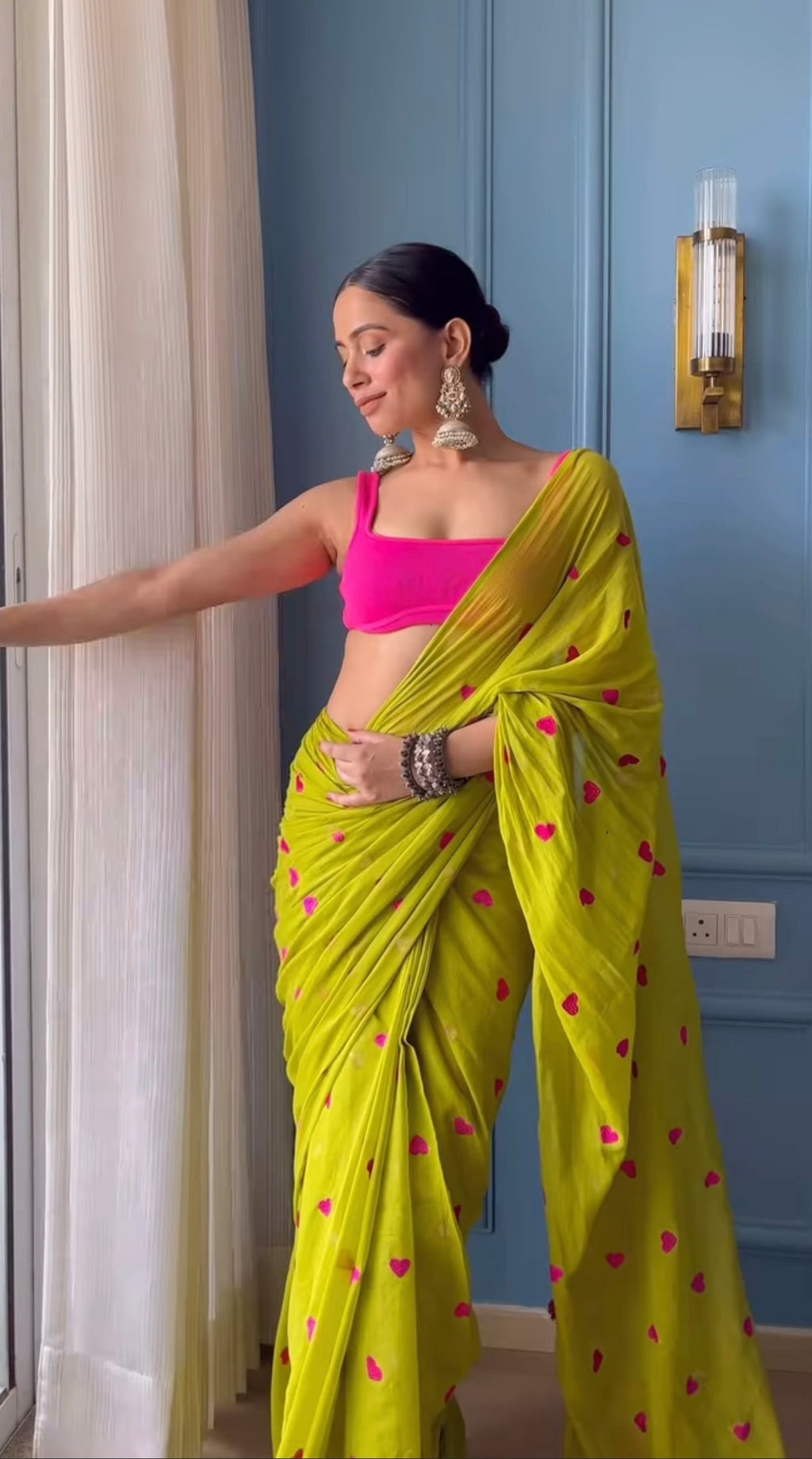 DA SAREE (DILL) green