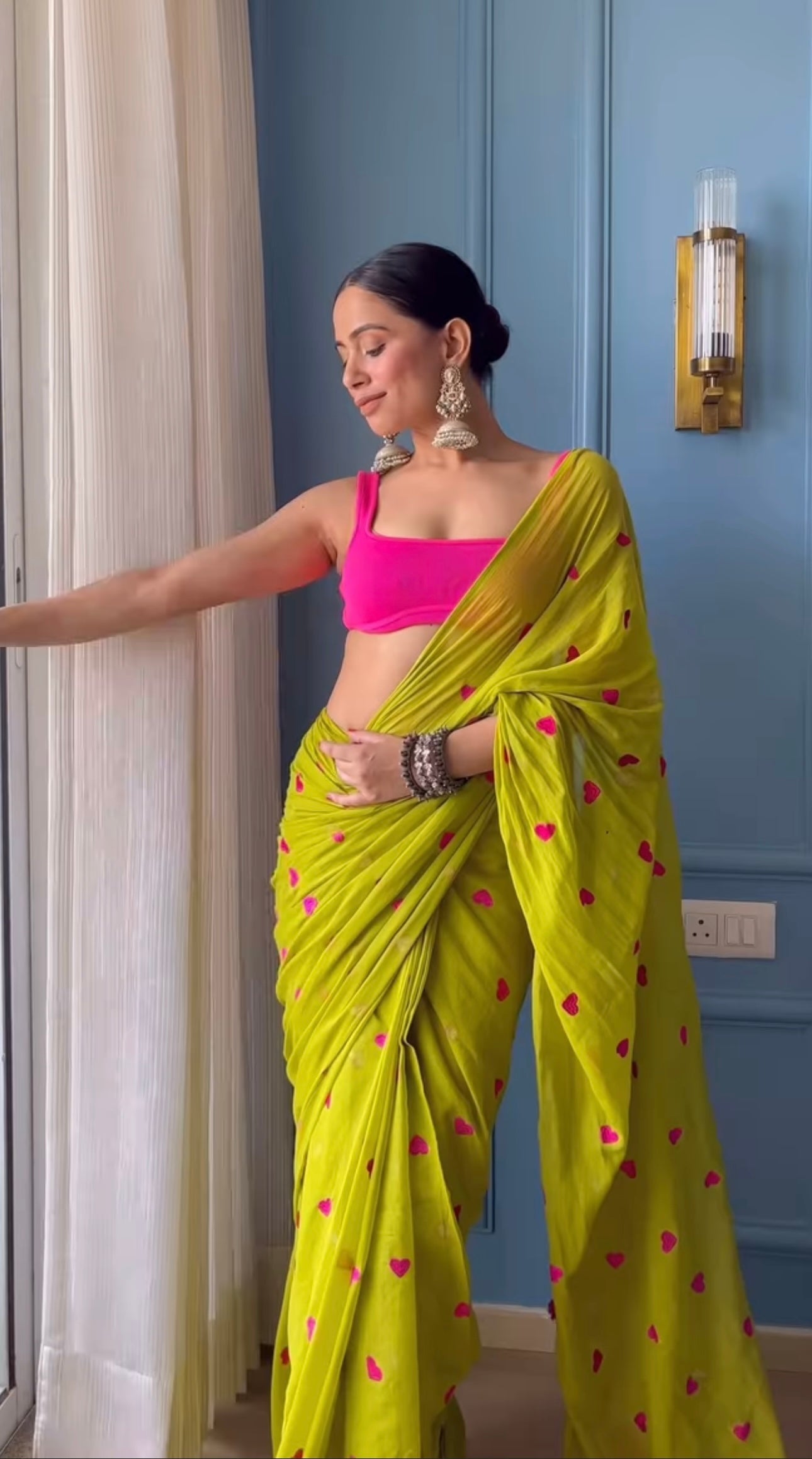 DA SAREE (DILL) green