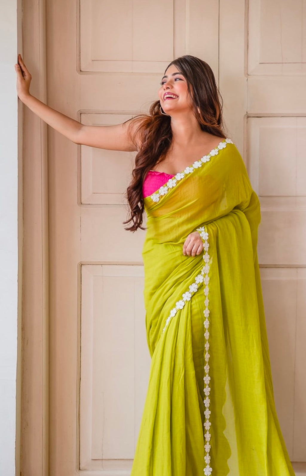 DA SAREE WITH LASE