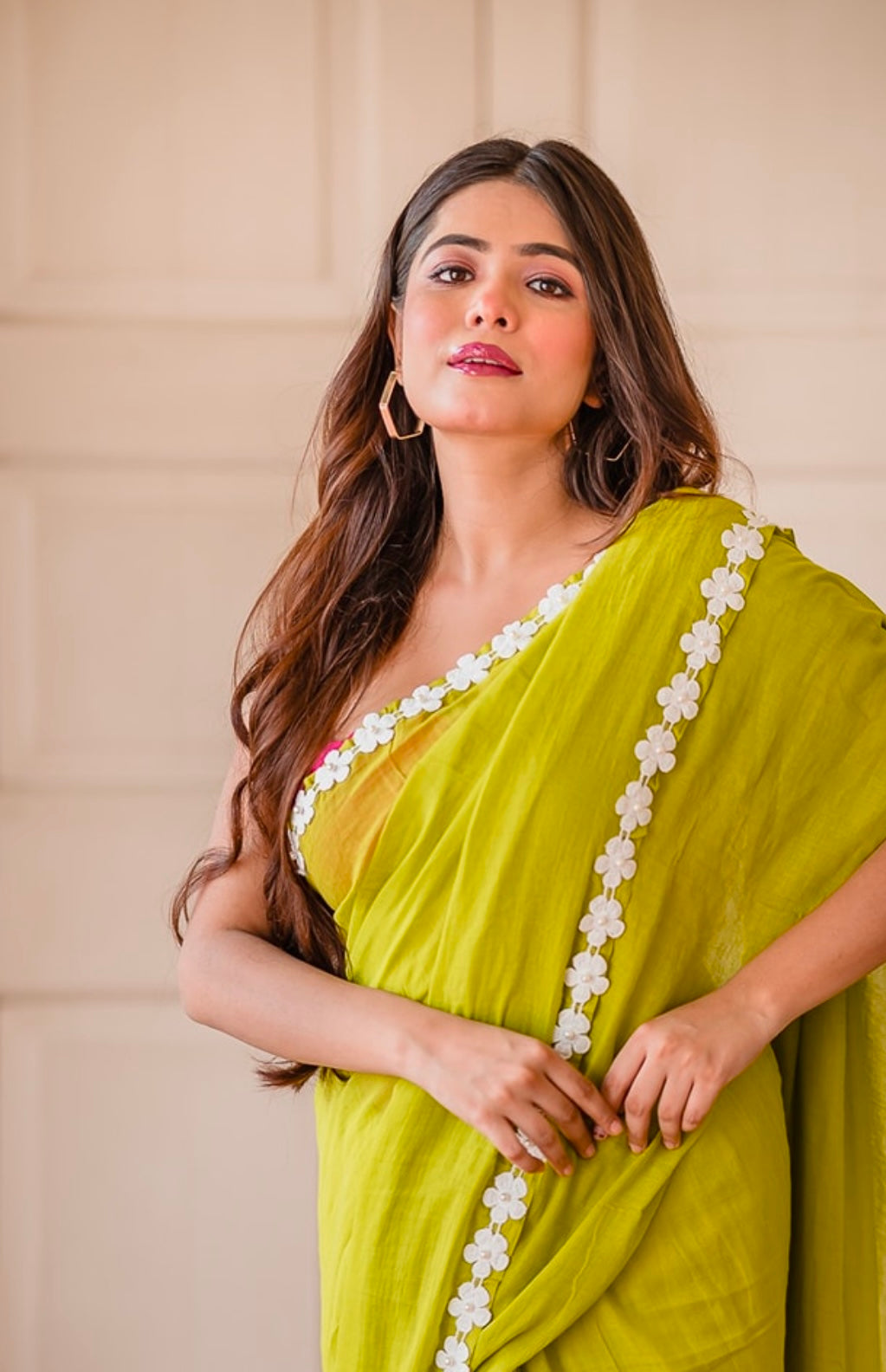 DA SAREE WITH LASE