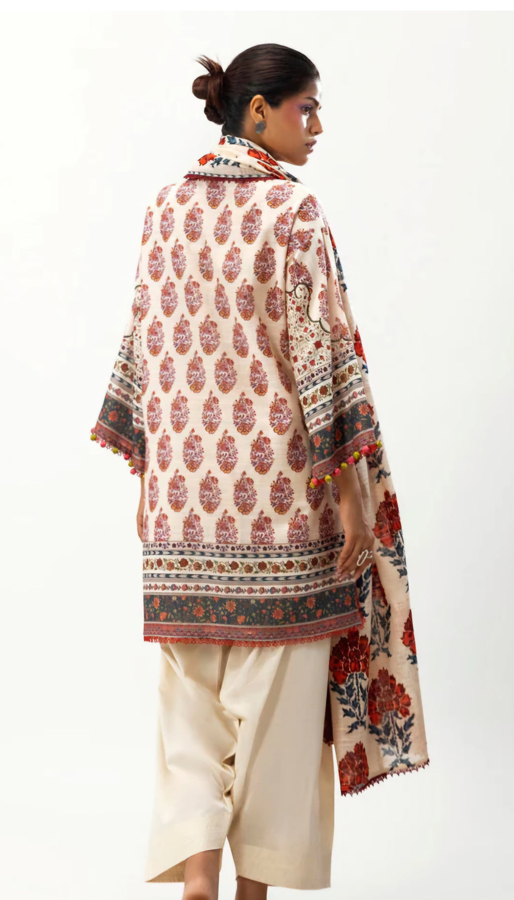 mugal buti print 3pcs set