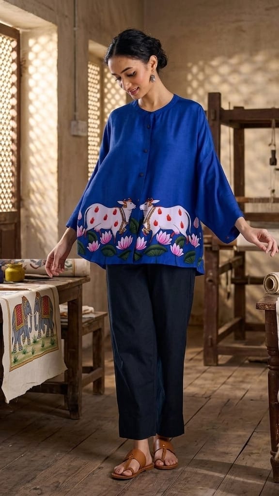 JENNY BLUE SHIRT