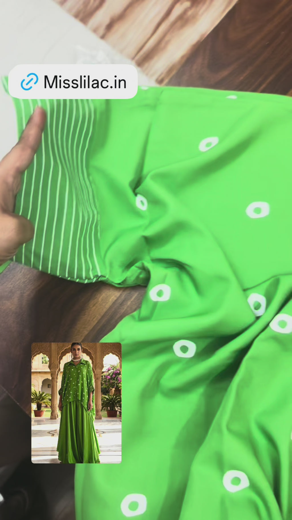 Green lilly co-ord set