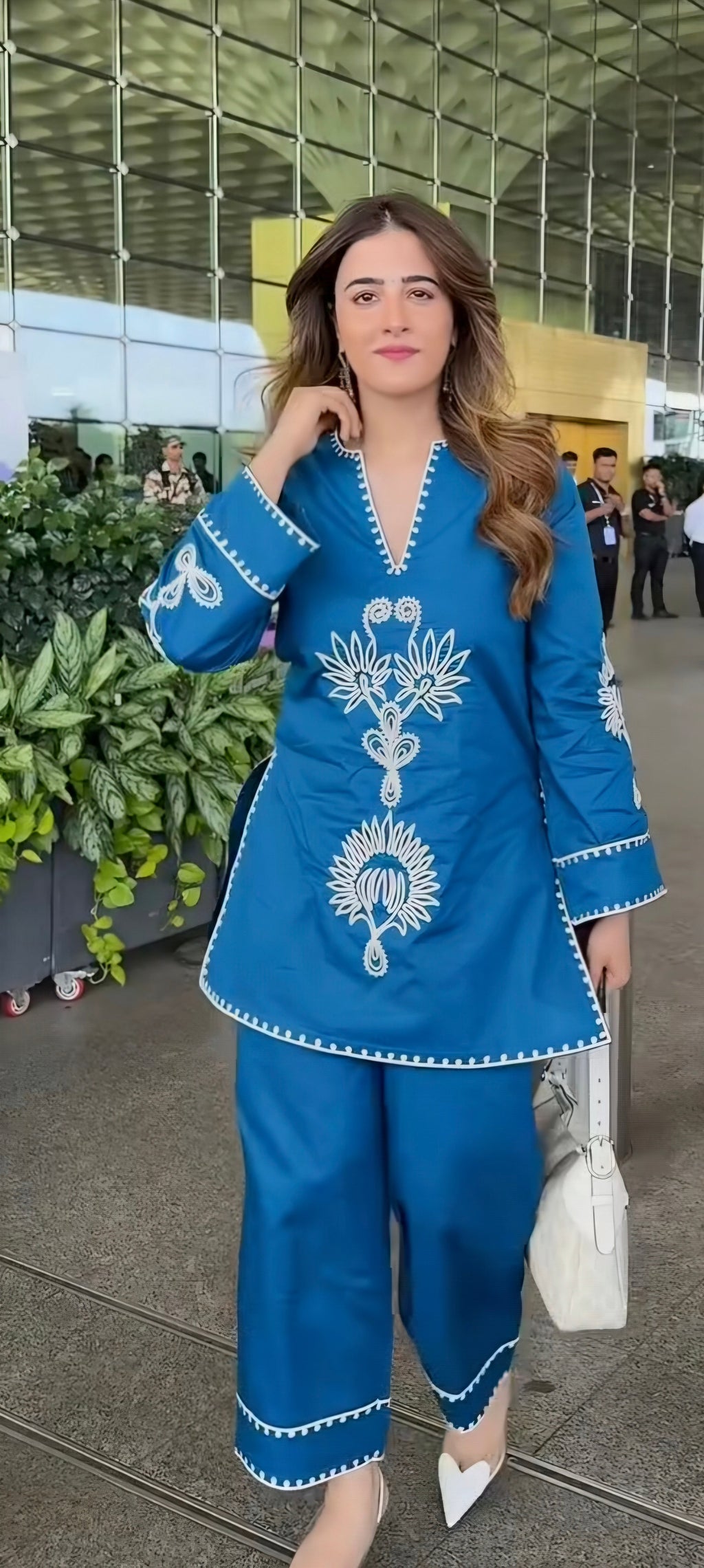 a2Nupur Blue tide ariee co ord set