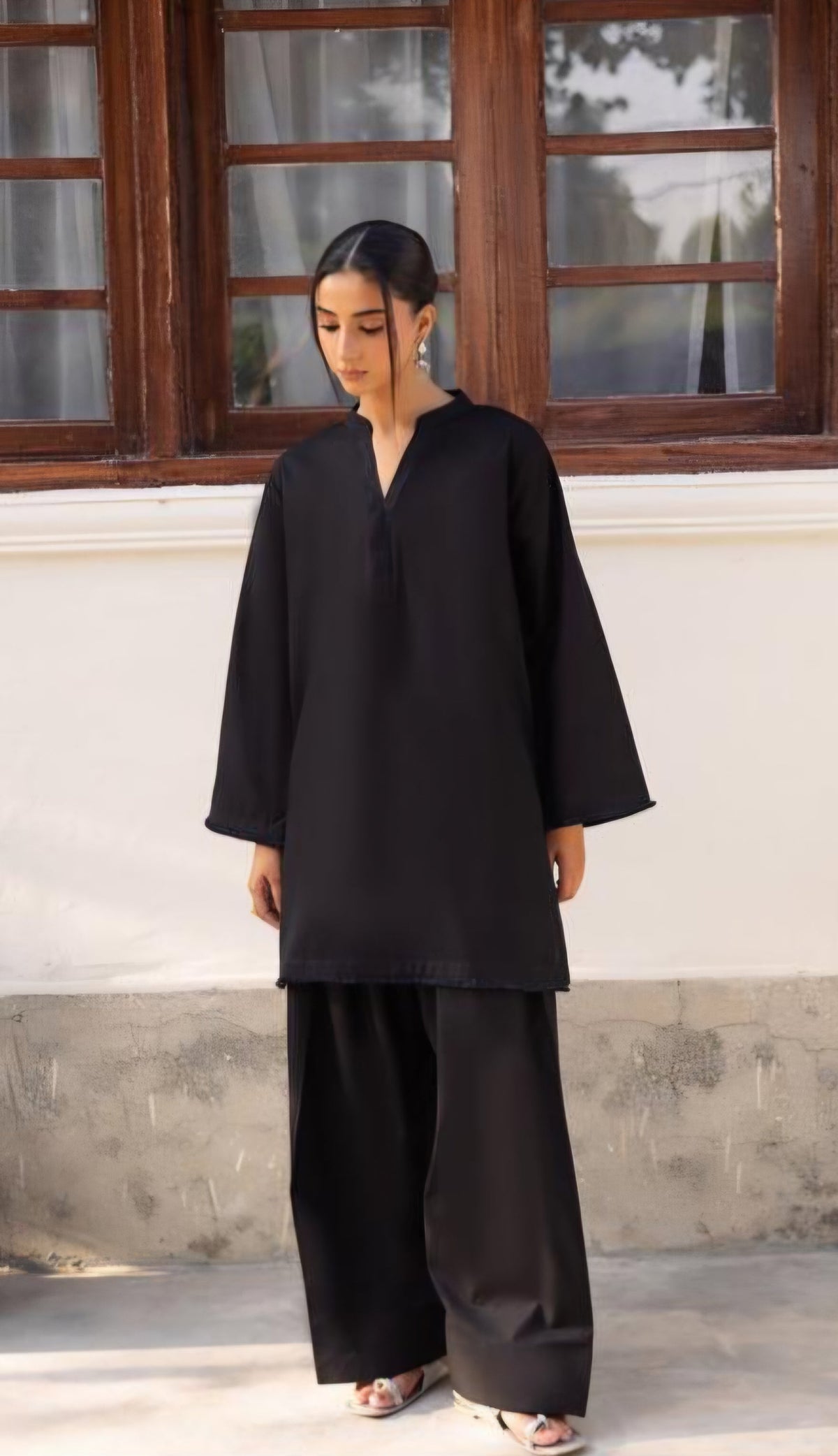 Chand tara BLACK  co-ord set
