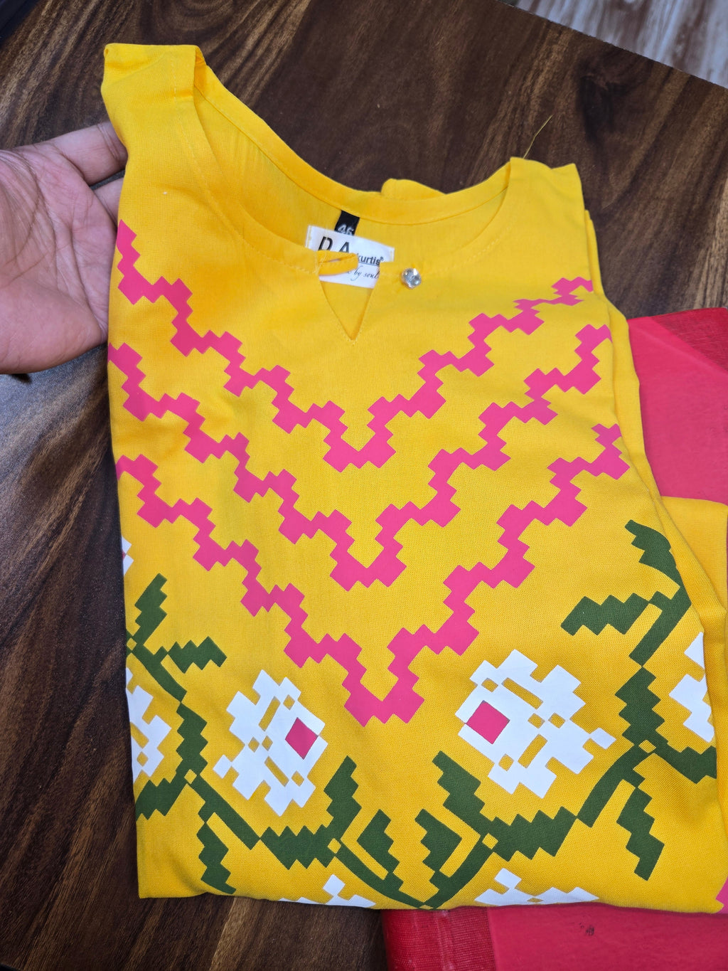 (B2 pure) yellow cotton  3pcs set