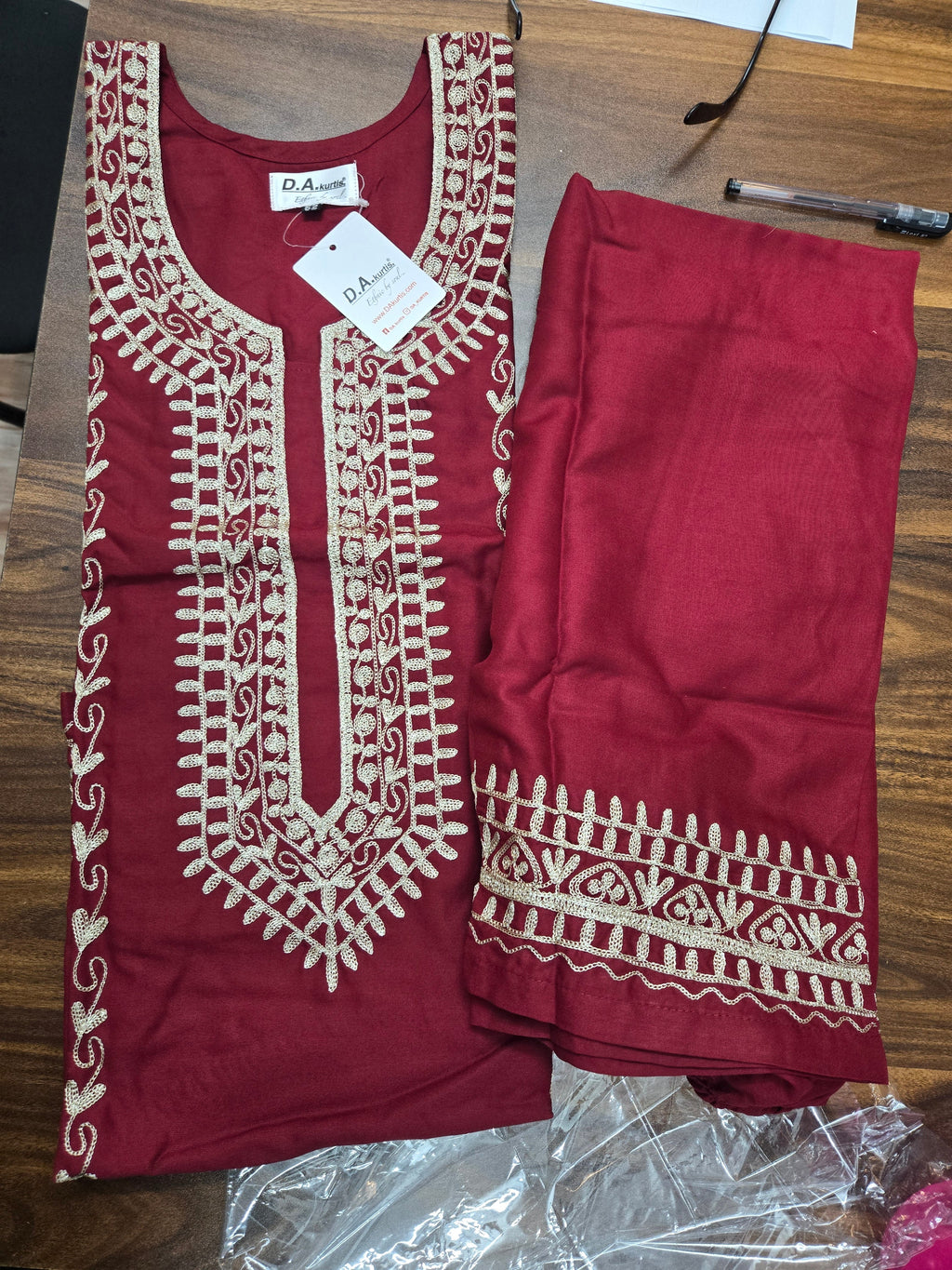Shilpa cotton top n bottom set