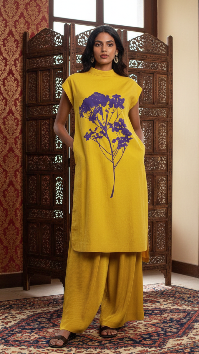 Bargat cotton top n bottom set