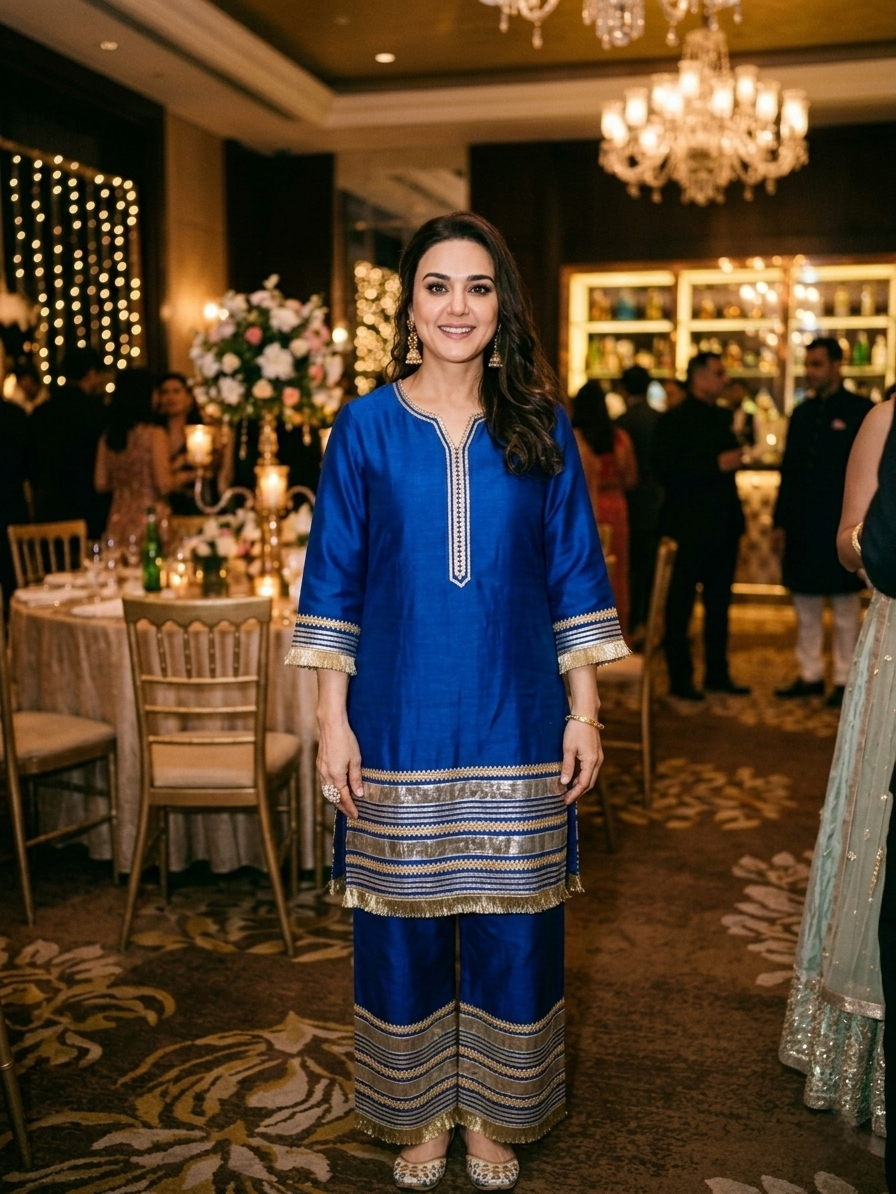 Preeti blue co-ord set anr