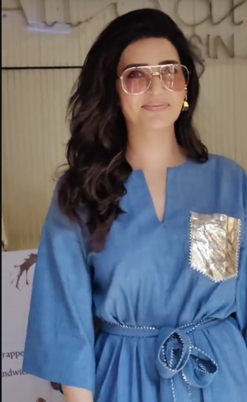 Miu miu blue karishma tanna anr
