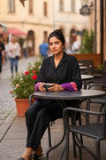 Isabela co ord set black