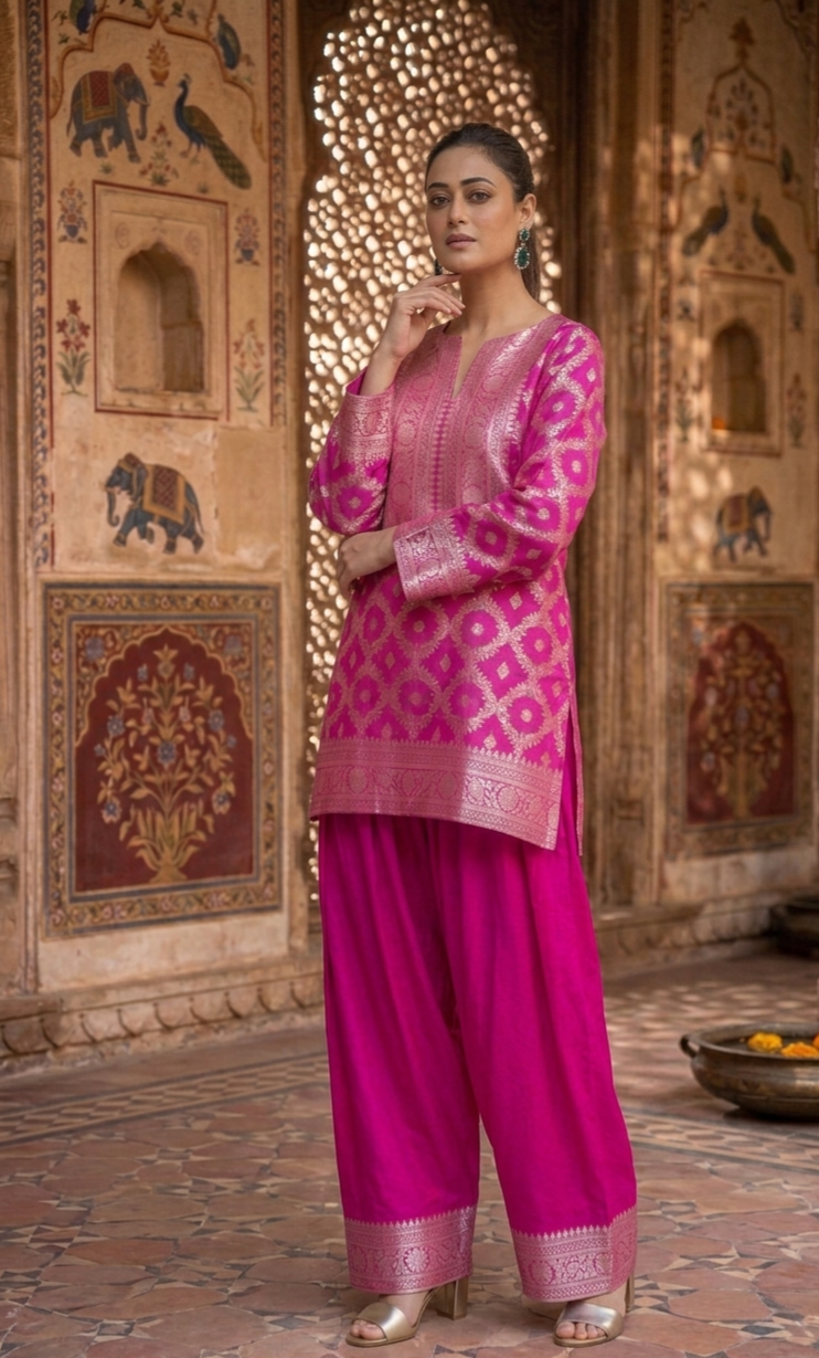 Oman pink  co ord set