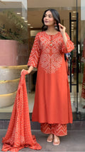 (B2 pure) orange cotton  3pcs set