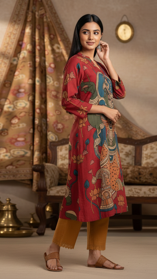 (Red) Asana  top n bottom set