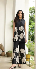 bloom black co-ord set